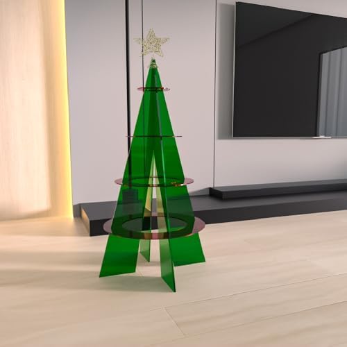 Custom Acrylic Christmas Tree Rack, Personalized Christmas Decorations