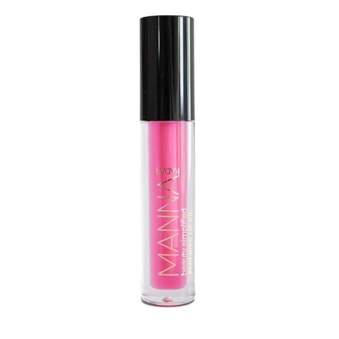 Manna Kadar Beauty Lip Oil, Nourish, Smooth & Plumps Lips, 100% Pure Plant Oils, Aromatic Plant Essence Lip Gloss, Lip-Hugging Applicator, Cruelty-Free, Apply Before to Prime & All-Day Hydration - 5ml
