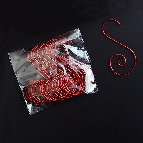 TITA-DONG 80PCS Christmas Ornaments Hooks,Premium S Ornament Hangers for Xmas Tree Decoration,Hangers Christmas Tree Hanger for Christmas Tree Decorations(#2)