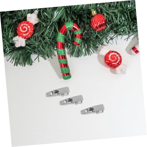 100pcs Alligator Clips for Christmas Tree Wreath Decorations Strong Clamping Ornament Clips for DIY Crafts Versatile for Holiday Displays