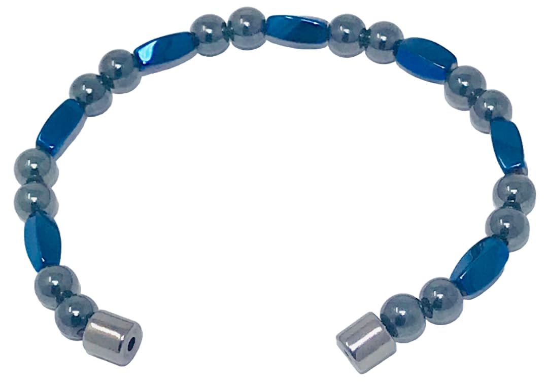 High Power Magnetic Hematite Bracelet (8.75 Inches)