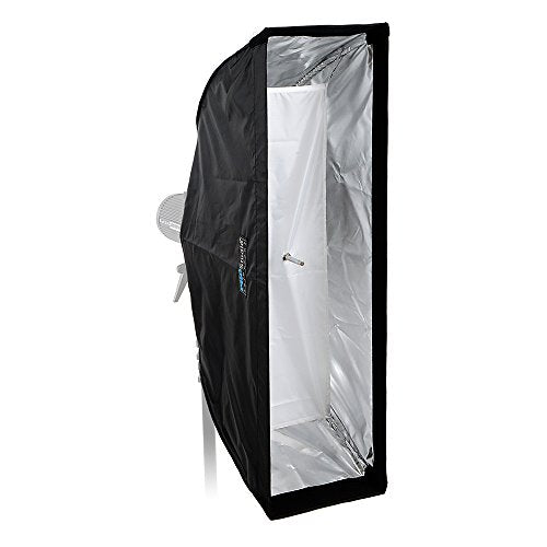 Fotodiox EZ-Pro Strip Softbox 9x36 (22x90cm) - Collapsible Strip Softbox with Quantum Qflash Speedring for Quantum, Trio Flash and Compatible - size: 9x36in (22x90cm), style: Quantum Qflash