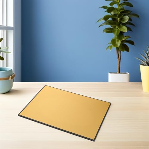 A4 Gold Photography Reflector Board Portable Light Control Panel for Studio and Outdoor Photo Shooting, Foldable Reflective Card for Professional Camera Accessories