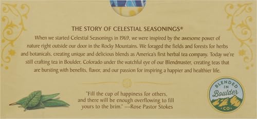 Celestial Seasonings Throat Cooler Herbal Tea, Caffeine Free, 16 Tea Bags Box (Pack of 2)