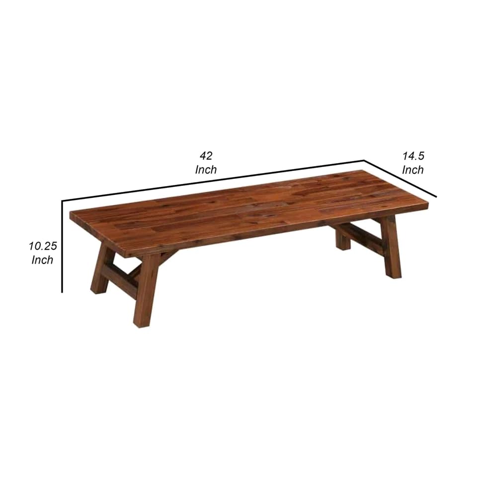 Boraam Rasmus Accent Plant Table - Chestnut Wire-Brush Finish
