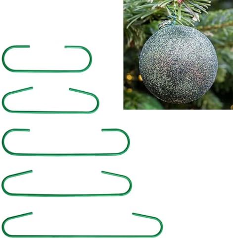 100pcs Christmas Ornament Hooks Metal Hook Holder Christmas Tree Pendant Hanging Decoration for New Year