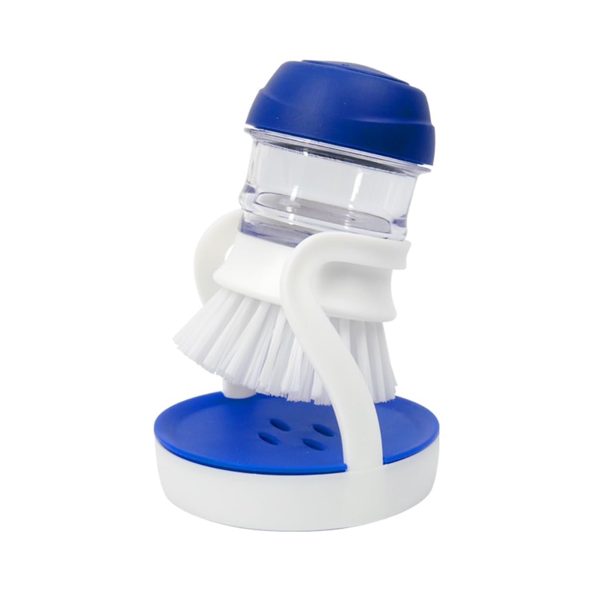 CELOX Soap Dispensing Dish Brush with Holder, Dish Scrub Brush with Holder