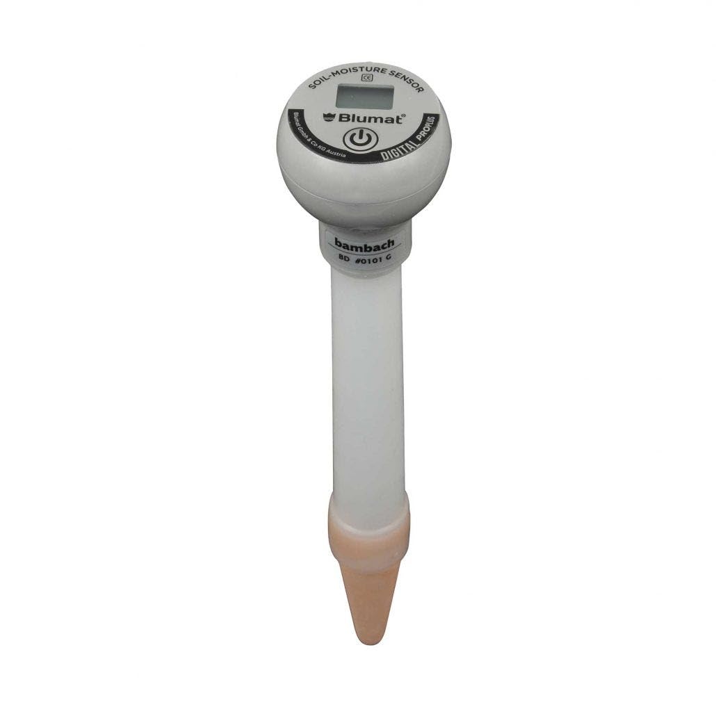 Blumat Moisture Meter for Plants - Accurate Soil Moisture Meter - Easy to Use Advanced Water Meter for Gardening (Moisture Meter with Cap)