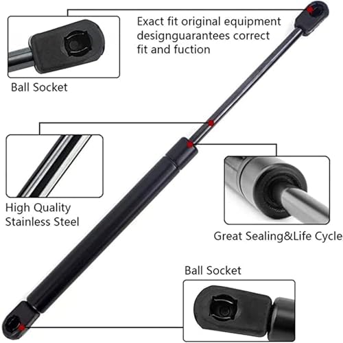2 Pcs Car Rear Boot Gas Spring Struts for BMW 1er Coupe (E82) 2007-2010 2011 2012 2013 Trunk Gate Lift Prop Shocks Hydraulic Arm Rod Telescopic Arm Prop Damper Accessories