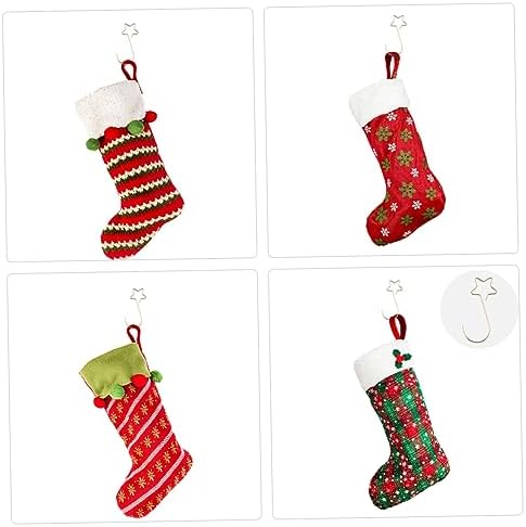 100pcs Flexible Christmas Ornament Hooks Star-Shaped Hangers for Baubles Wreaths and Stockings for Holiday Decoration and Everyday Use