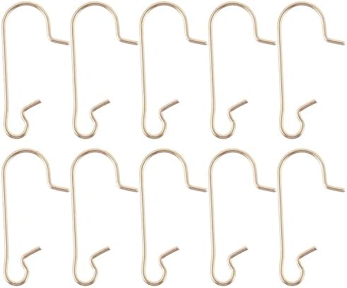 VALICLUD 100Pcs Gold Iron S Hooks Christmas Ornament Hangers Metal Hanging Hooks for Xmas Tree Decorations and Miniature Ornaments Portable S-Shaped for Home Bar Cafe Club Wall Decor