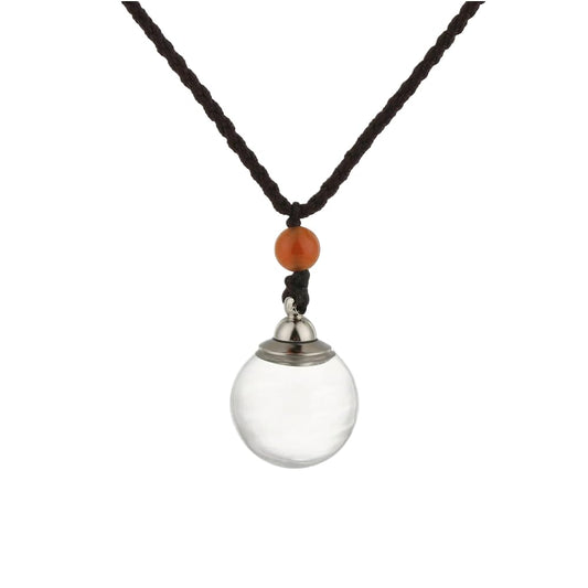 925 Sterling Silver Blood Vial Necklace For Women and Men - Glass Vial Pendant Necklace Perfume Bottle Necklace - Water Container Vial Jar Necklaces For Liquid Oil Diffuser Vial Jewelry