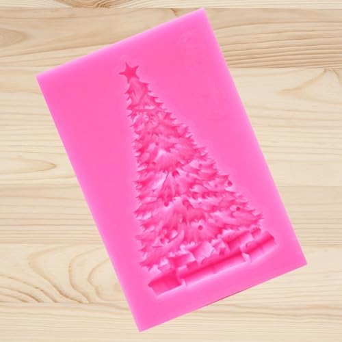 Christmas Silicone Baking DIY Multiple Deco Cake Fond Chocolate Selected Wood These Pend Are Designed for Durability Ensu That They Can Baking Silicone (Christmas tree)
