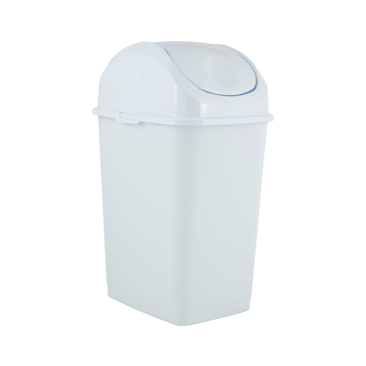 Kitchen Trash Can with Swing Top Lid 9 Gallon Slim Waste Bin 37 Qt Sturdy Plastic Garbage Can Medium Recycling Bin for Office