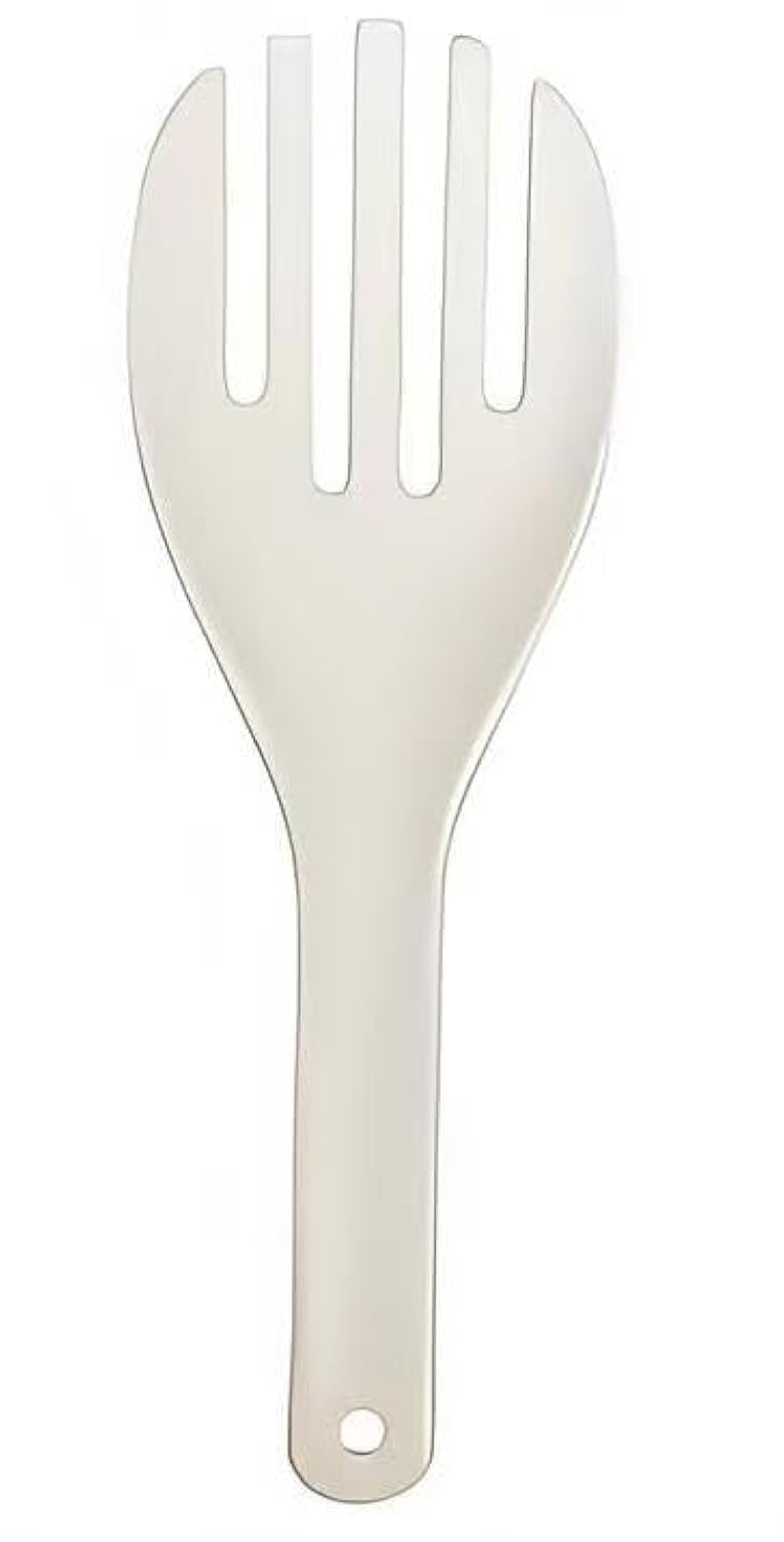 Jumbo Large Plastic Rice Paddle Spatula Scoop Fork-Like, 10.63" (27 cm) Long, 1 pcs per case