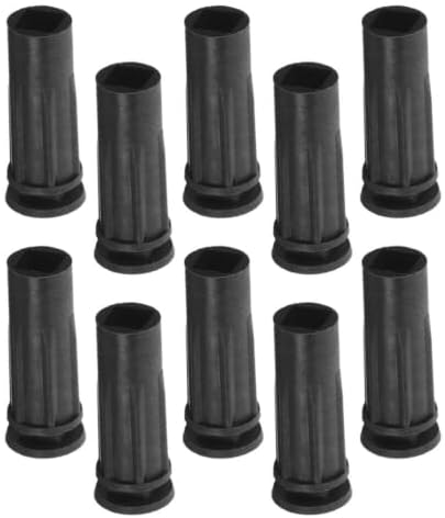 CRAFTHROU 10pcs Black Plastic Christmas Tree Stand for Artificial Trees