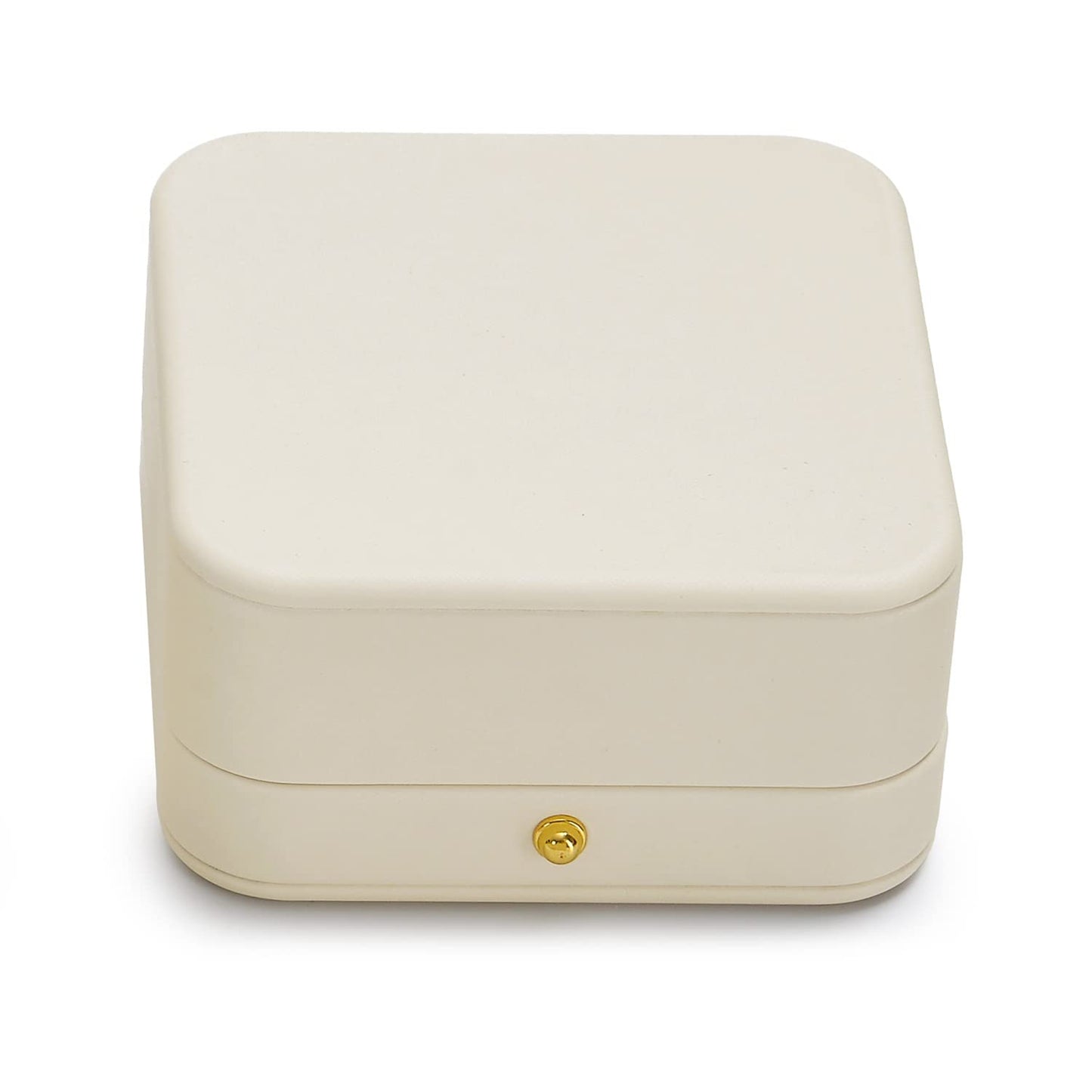 Oirlv Gorgeous Bracelet Gift Box Leather Bangle Box for Jewelry Gift White Velvet Interior Bangle Bracelet Storage(White)