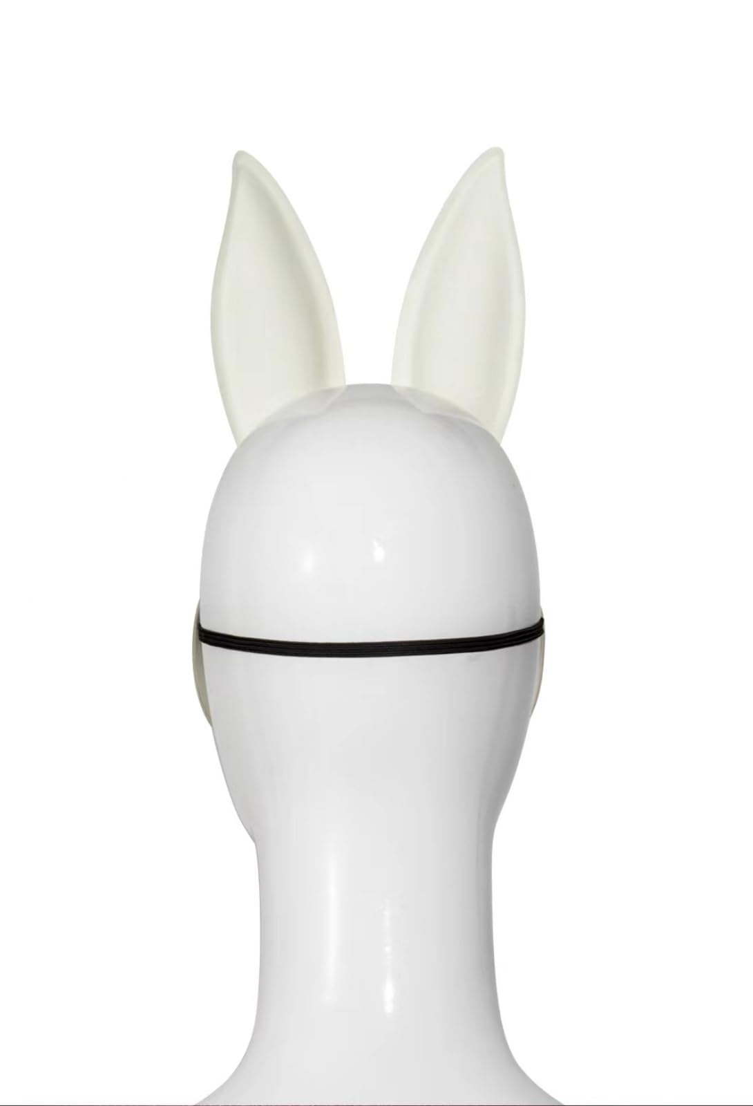 Yamoloz White DIY Bunny Mask for Costume Party or Festive Events 2 Pcs