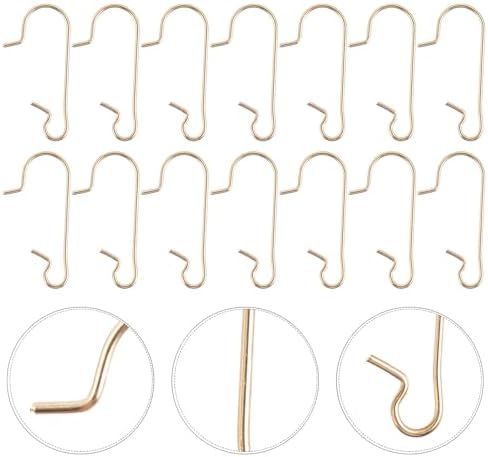 Luxshiny 100Pcs Iron Christmas S Hooks for Hanging Ornaments Mini Wall Hangers Metal Pendant Hooks for Tree Decorations Indoor Bar Cafe Party Use