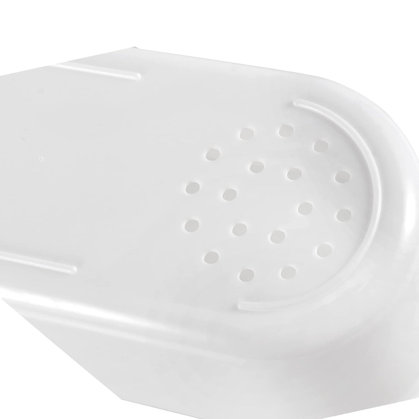 NINGWAAN 10 Pack 9 x 3.5 x 3.3 Inch Rectangle Window Planter Boxs, White Plastic Plant Pot with Saucers and Drainage Hole, Plastic Plant Pot for Windowsill Balcony Garden Home Office