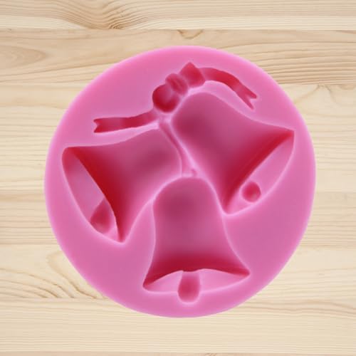 Christmas Silicone Baking DIY Multiple Deco Cake Fond Chocolate Selected Wood These Pend Are Designed for Durability Ensu That They Can Baking Silicone (Christmas Bells #23)