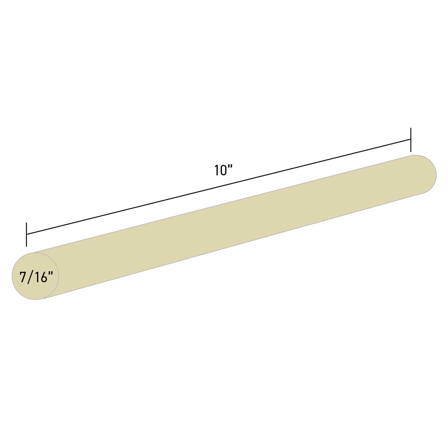 Surebonder 735R510 Full Size 10" High Strength Hot Glue Sticks for Cardboard, Plastic, Wood, Metal - 90 Glue Sticks, Amber, 5 lb Box