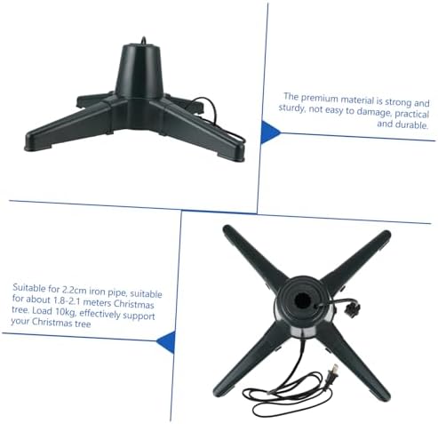 SOLUSTRE 1pc Electric Rotatable Christmas Tree Stand Us Easy to Install Tree Bracket for Smooth for Holiday Decor Base for Artificial