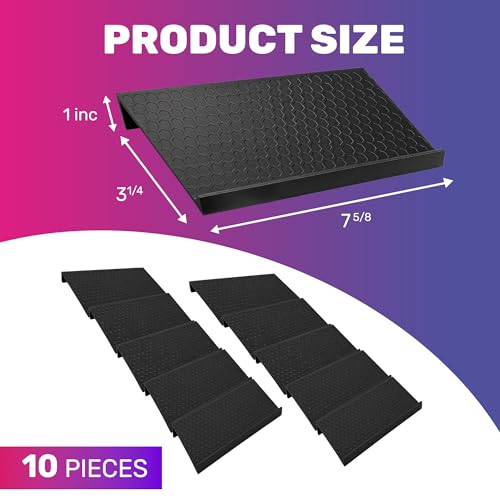 Trading Card Display Risers for Zion Cases - Tiered Display Stand for Zion Cases & Retail Glass - Graded Card Display Stand for MTGG & Sports Cards - Made in USA - 10 Pack