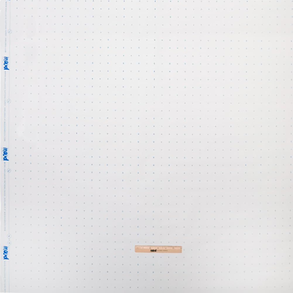 White Dotted Pattern Paper - 3 Yards Bundle for Sewing, Crafting, and Drawing by Mood Fabrics, Standard Weight 40 inch Wide, Sewing Tracing Paper