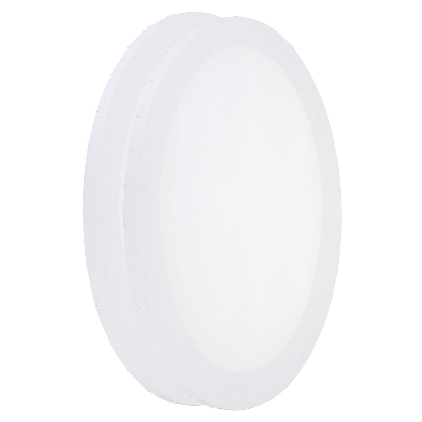 PATIKIL Paint Canvases Panel for Painting, 2 Pack 12x16 Inch Oval Wood Frame Stretched Blank Art Board Panels for Acrylic, Oil, Tempera Painting, White