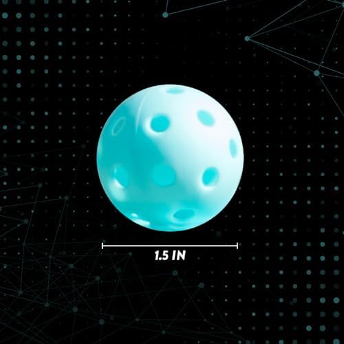 Bandit Sports Mini Popper Plastic Baseballs, Made of Impact-Resistant and Rebounding Material, Perfect Practice Baseballs & Hitting Ball Training (24 Count, Mini Popper Balls)