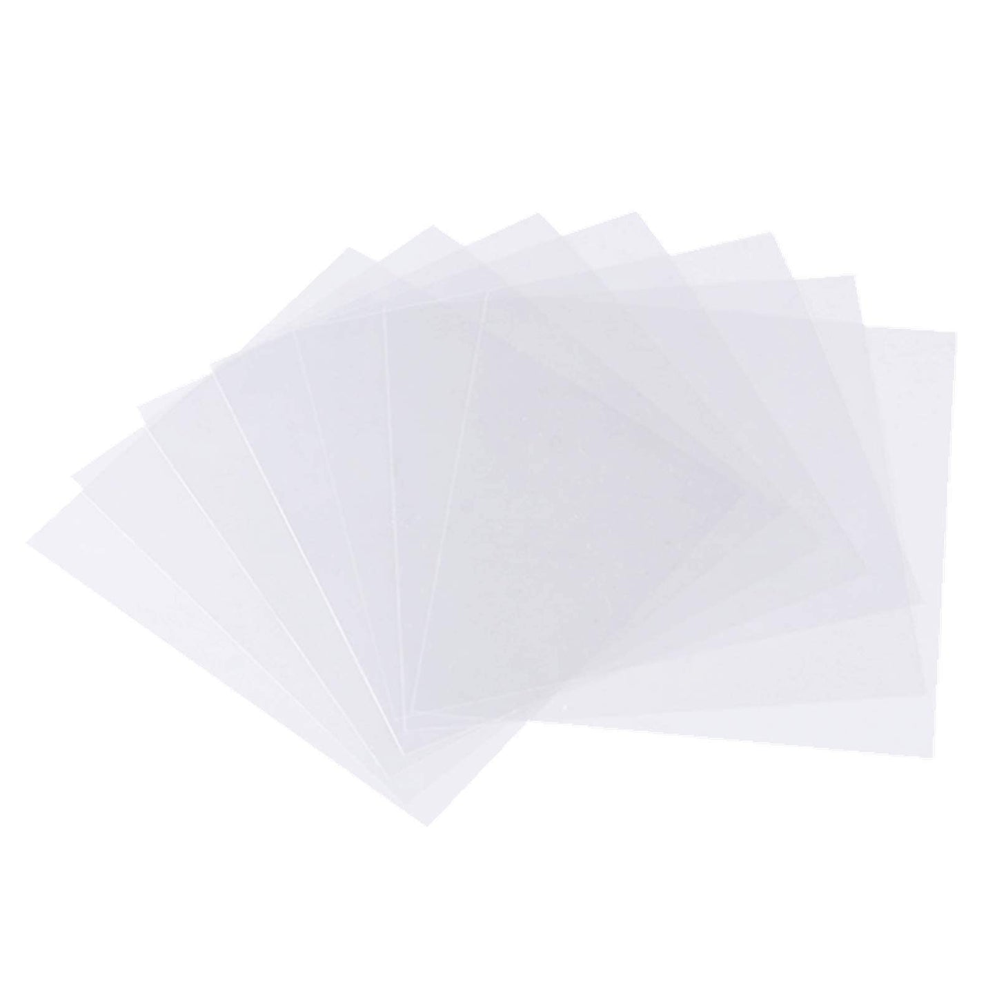 BANLTRE 32 Pieces 6 mil Transparency Blank Template Material Stencils Mylar for Cutting Paper Clear Sheet 12 × 12 inch (32-6 mil)