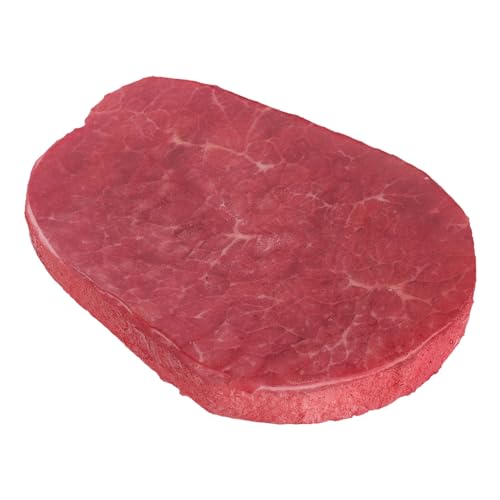 Fake Fresh Meat: Artificial Beef Steak Raw Beef Lifelike Meat for Table Cabinet Display Kitchen Decoration Restaurant Photography Props