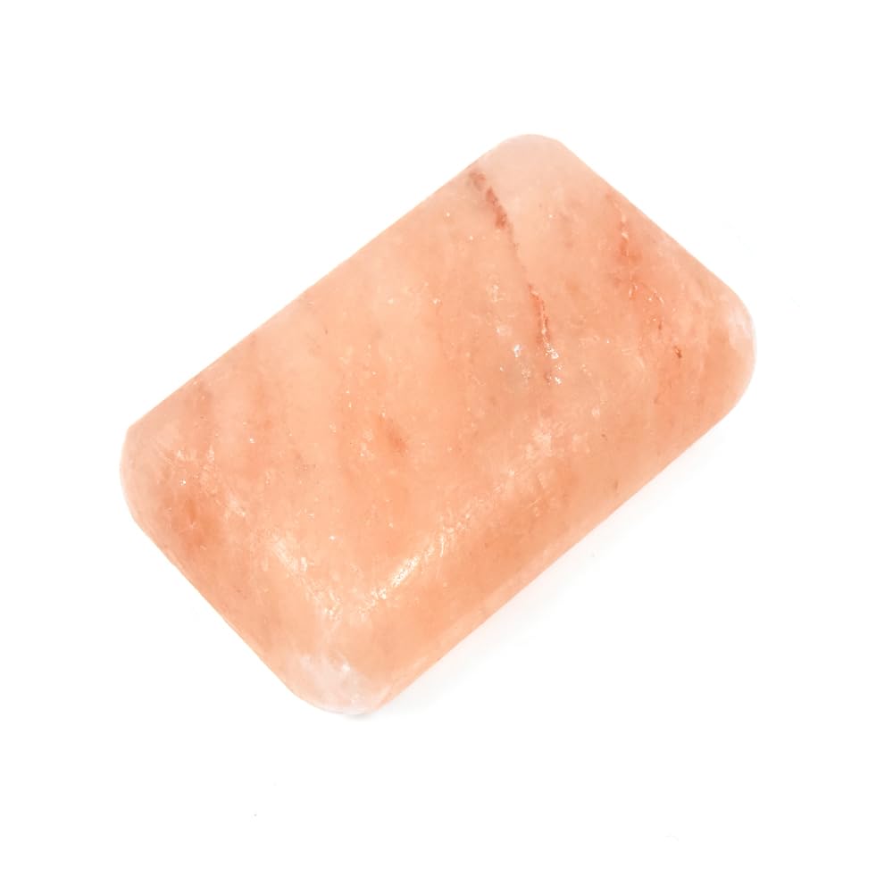 Windfulogo Large Hot Massage Stones Set Himalayan Salt Heated Warmer Stone for Spa Massage 2.56 x 3.93in (6.5x10cm)
