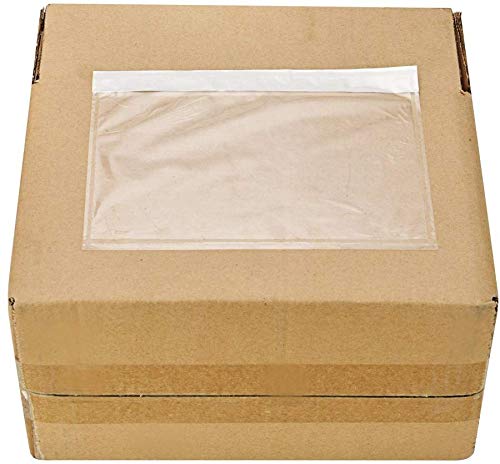 6" x 9" Clear Adhesive Packing List Envelopes Pouch Shipping Label Envelopes (200 Pack)
