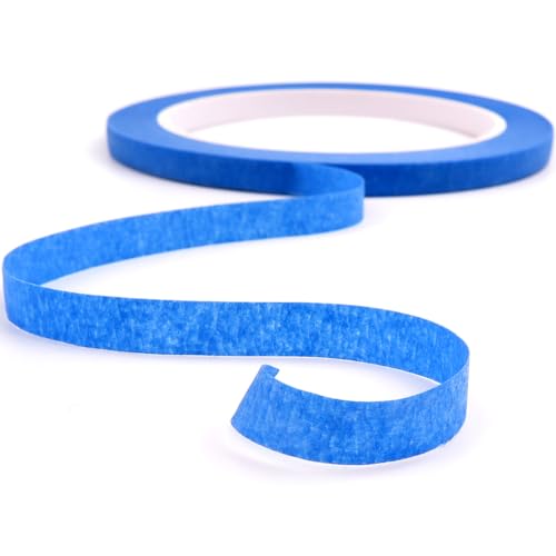 Blue Painters Tape 1/4 Inches x 30 Yards - Multi Surface Use - 120 Yards Total - 4 Rolls - size: 0.25"