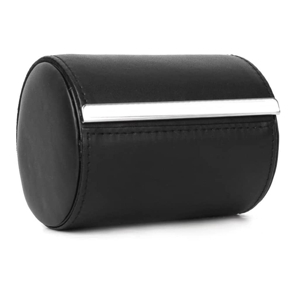 Fosinz Tie Box Travel Case Men's Necktie Gift Box Cylinder Shape Anti-Wrinkle Storage Business Gift Bow Tie Packaging