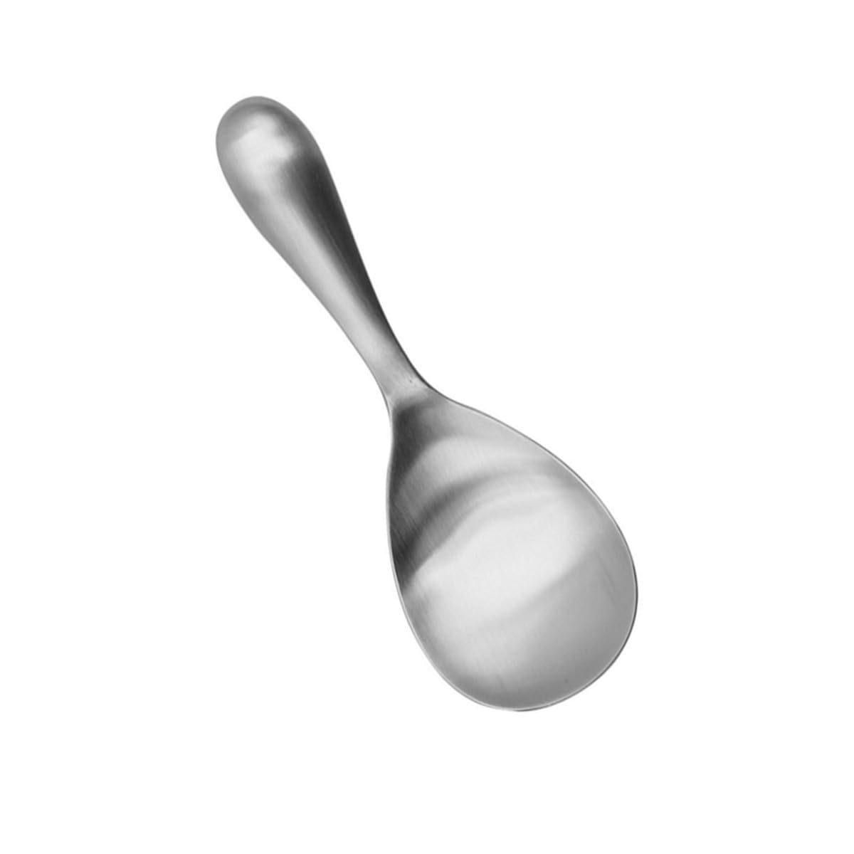 2 Pack Thickened Stainless Steel Rice Spoons, 8 Inch Rice Cooker Serving Spoons Soup Paddle Ladle Spoon Kitchen Set, Easy To Clean (Silver)