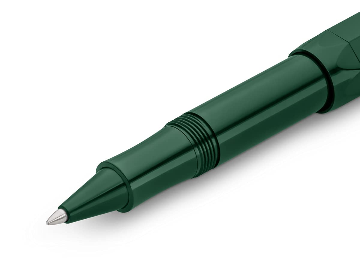Kaweco CLASSIC SPORT Rollerball Green I Gel/Ballpoint Pen Including 0.7 mm Refill I in Classic Design with Ceramic Ball 13.5 cm