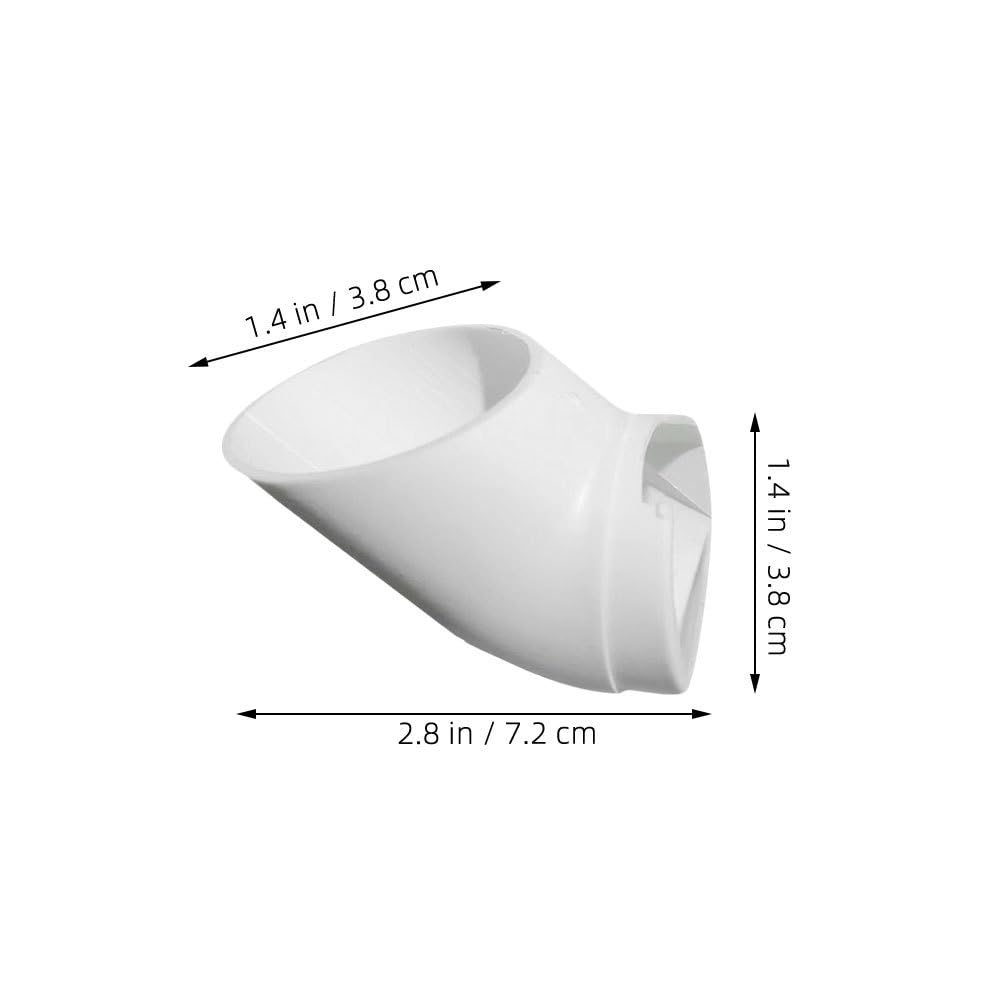 FONDOTIN Hydroponic Planting Cups 2.83 X 1.49 Inch Reusable Plastic Garden Containers with for Vertical Hydroponics Tower Indoor Balcony Soilless Vegetable Cultivation