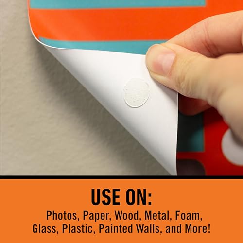 Gorilla Adhesive Dots, Double-Sided Clear | 0.5" Diameter | No Mess | Photo Safe | 150 Pieces, Pack of 8 - size: 8 - Pack