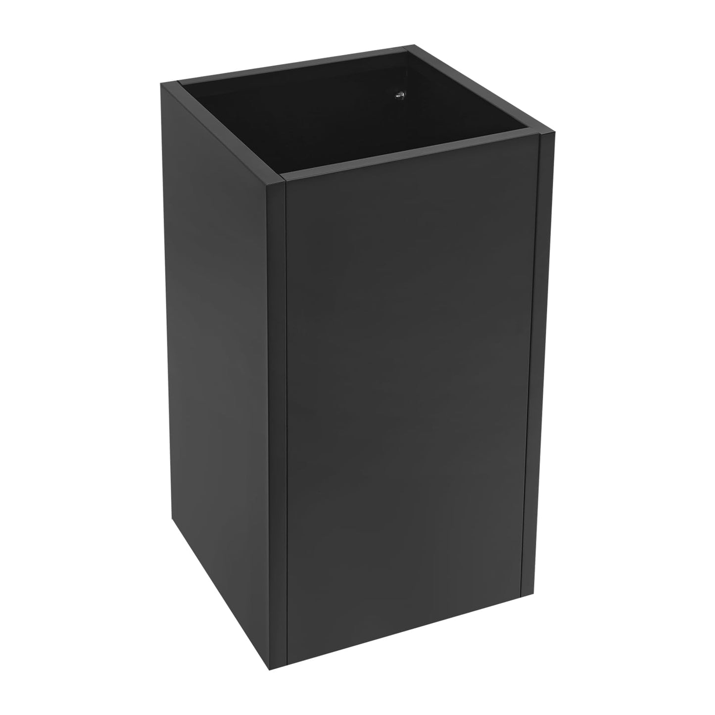 SODONAD Tall Metal Planter Box, Heavy Duty Planter Box, Rectangular Outdoor/Indoor Planters Modern Flower Pot for Porch Patio Garden Balconie, 16'' × 16'' × 30''