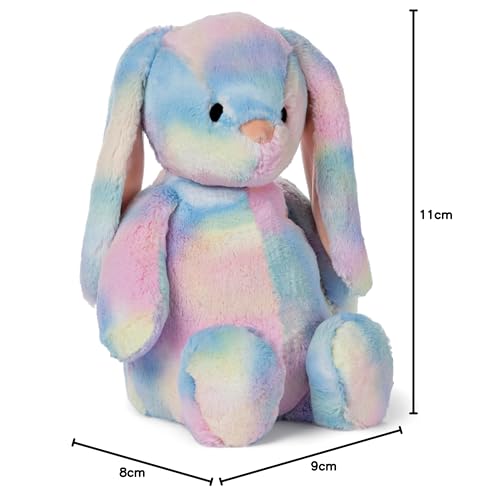 GUND Thistle Rabbit, Easter Bunny Stuffed Animal, Easter Decorations, Plush Toy for Ages 1 and Up, Rainbow, 15"