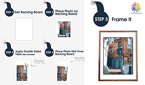 Mat Board Center, 10 Pack 11x17 White Backing Boards, Cardboard for Arts, Prints, Frames, Photos and More - size: 11x17