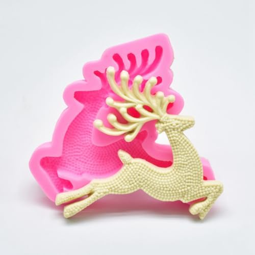 Christmas Silicone Baking DIY Multiple Deco Cake Fond Chocolate Selected Wood These Pend Are Designed for Durability Ensu That They Can Baking Silicone (pink christmas sika