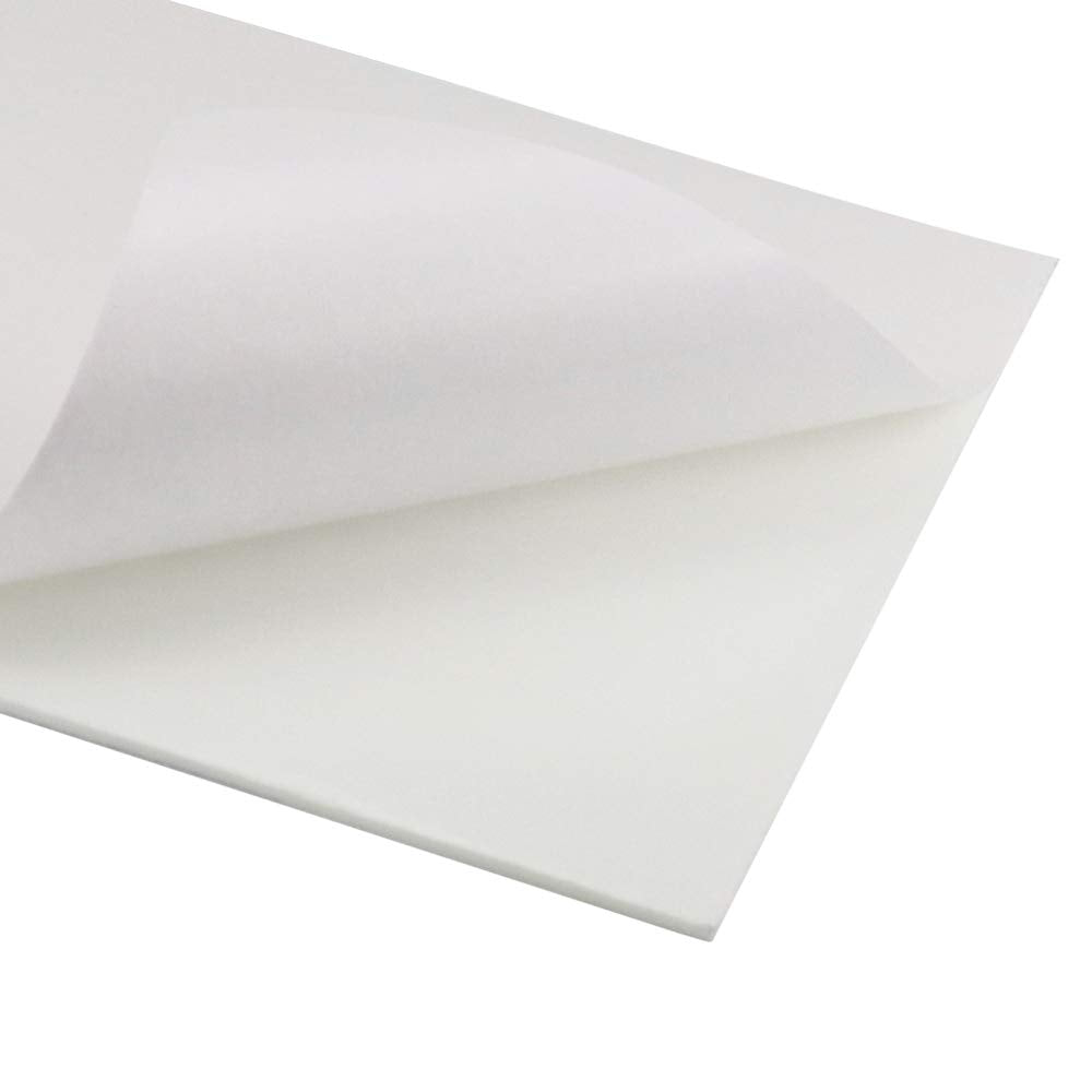 DGSL Neoprene Adhesive Foam Sheets, 12'' W x 59'' L x 1/16'' Thick Sponge Self Adhesive Rubber Padding Sheet Closed Cell Foam Sheet Roll for DIY, Multi-Function Soundproof Rubber Mat, White