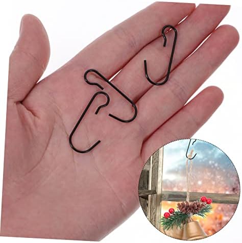 ABOOFAN Christmas Tree Decor Hooks 120pcs Stocking Holders Metal Iron Hangers Xmas Decor Hooks Ornament Hangers for Decorations