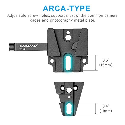 Fomito V-Mount V-Lock Base Station Quick Release Plate VK-02 - color: VK02