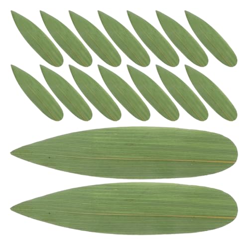 IMIKEYA 100Pcs Bamboo Leaves for Food - Sushi Bamboo Leaf Sashimi Presentation Japanese Food Plating Decoration for Restaurants Home Holiday Party
