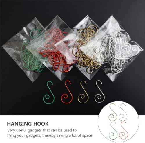 50pcs Christmas Garland Hanging Hook, Galvanized Steel Ornament Hook